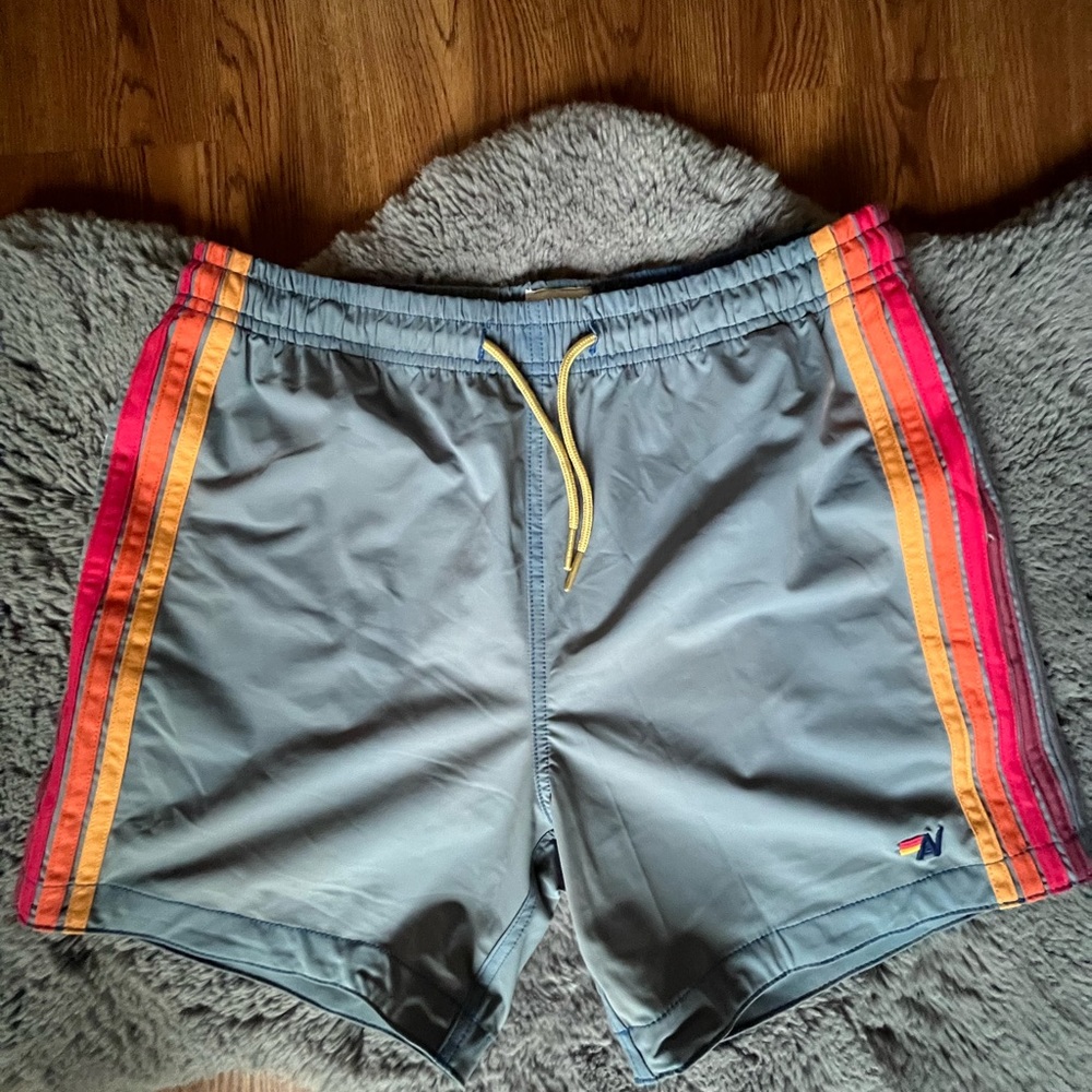 Aviator Nation Mens Blue Swim Bottoms Size 31